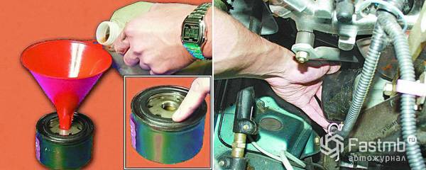 Замена масла в двигателе ваз 2114 — инструкция