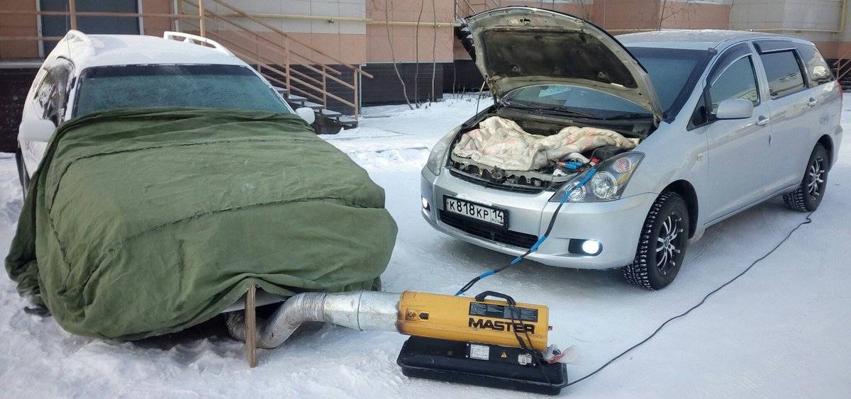 Как завести машину в мороз?