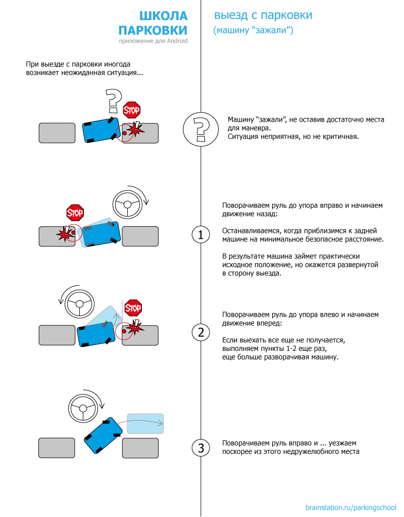 Параллельная парковка картинки