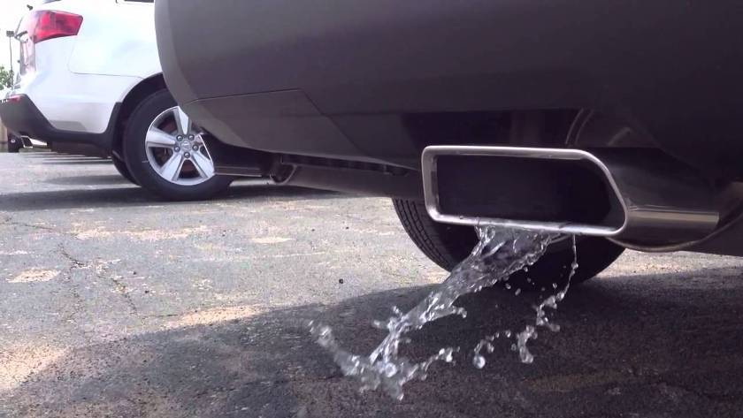 Почему в глушителе много воды: откуда влага в выхлопной трубе автомобиля