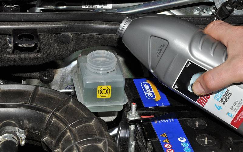 Как и когда нужно менять тормозную жидкость на автомобилях ваз. замена тормозной жидкости своими руками лада гранта марка тормозной жидкости для lada 4 - new lada