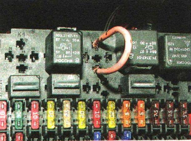 Перемычка вместо реле стартера
