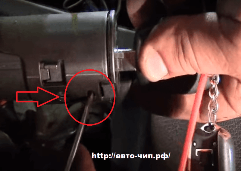 Снятие и замена замка зажигания на Рено Логан (фото и видео материал)