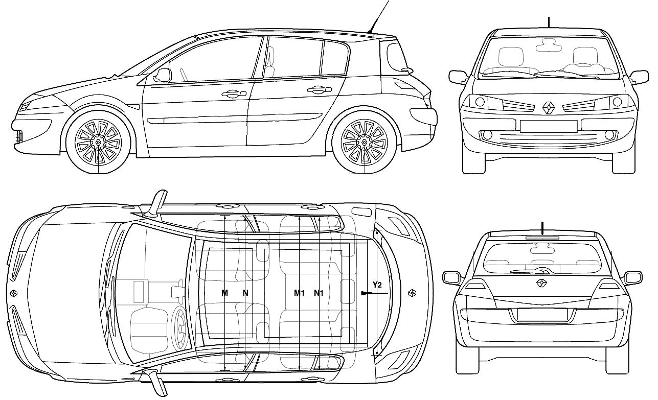 Renault megane 1.9 dci (c 2006 по 2008) — технические характеристики автомобиля