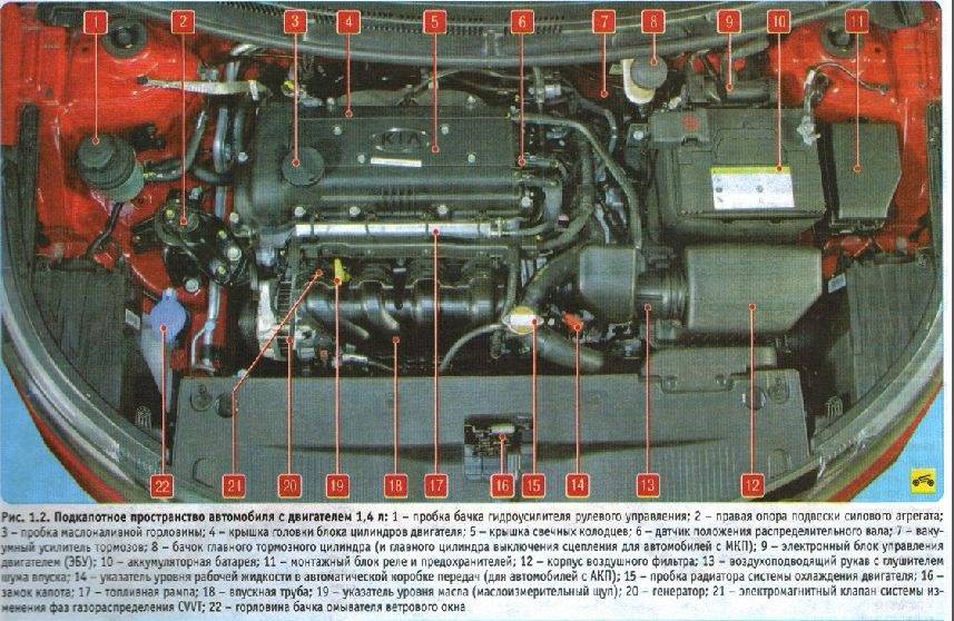 Где находится номер двигателя в подкапотном пространстве - maslo26.ru