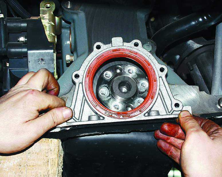 Замена сальников двигателя: переднего и заднего