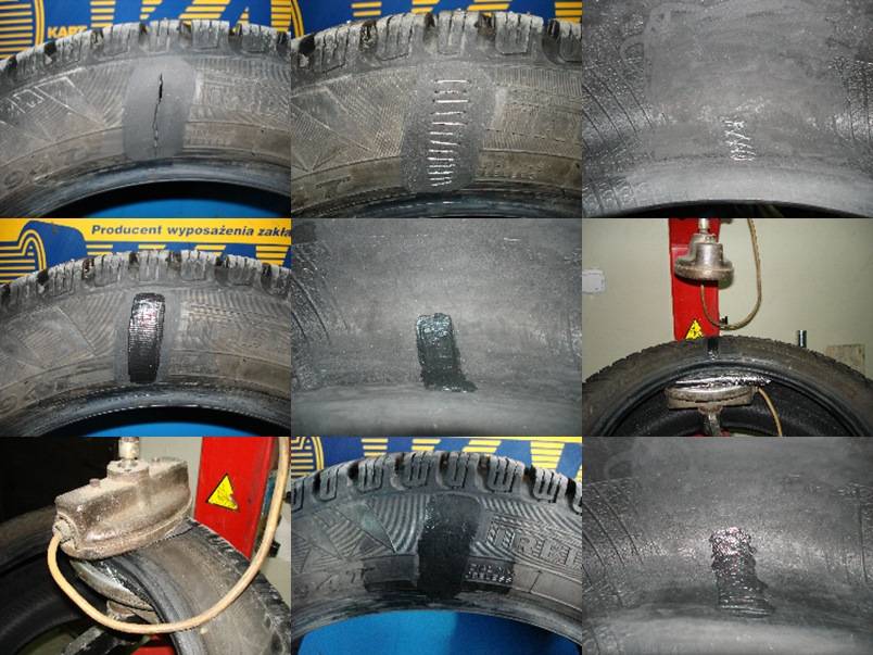 Особенности ремонта боковых порезов шин