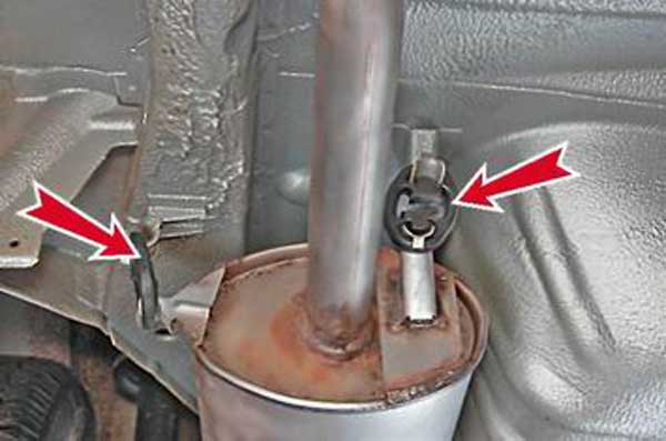 Глушитель ваз 2114 - 2115: неисправности, замена и ремонт