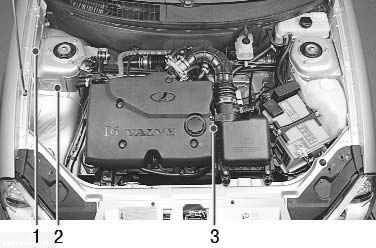 Где находится номер двигателя на ладе приора 8 и 16 клапанов: схема