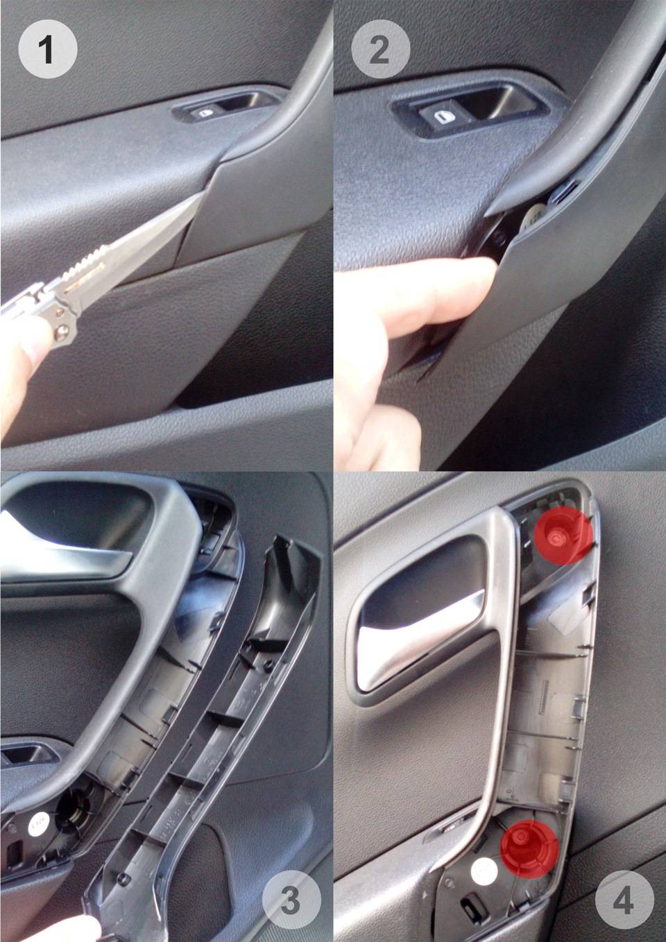 Снятие обшивки водительской двери фольксваген поло седан