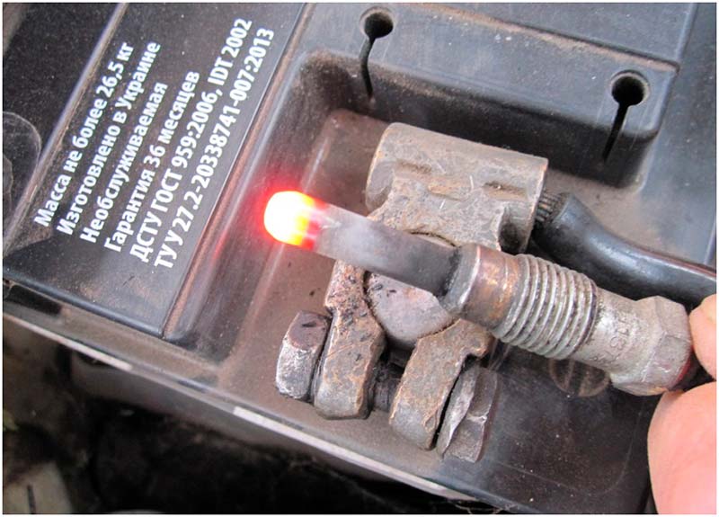 Принцип работы, устройство и замена свечей накаливания в дизельном двигателе