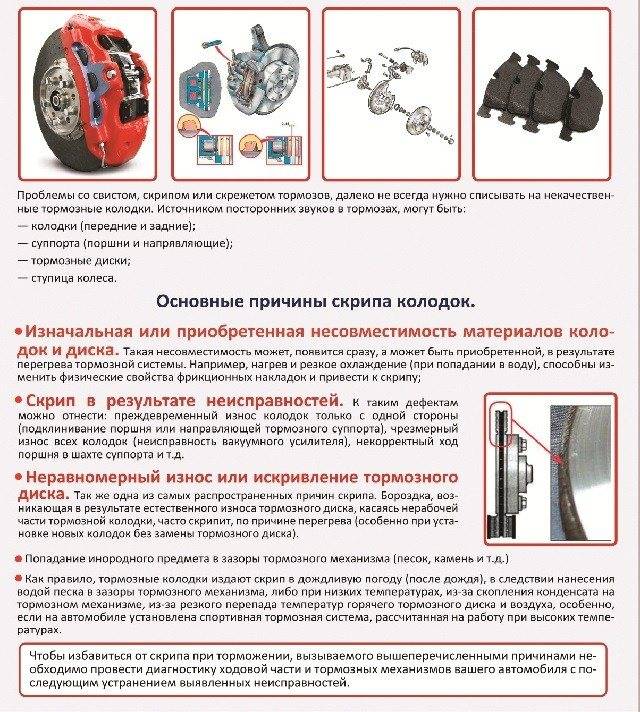 Почему скрипят тормоза при торможении на машине — auto-self.ru