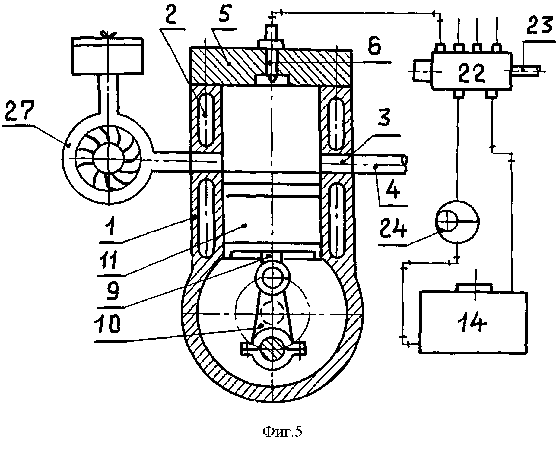 Схема работы двухтактного двигателя внутреннего сгорания