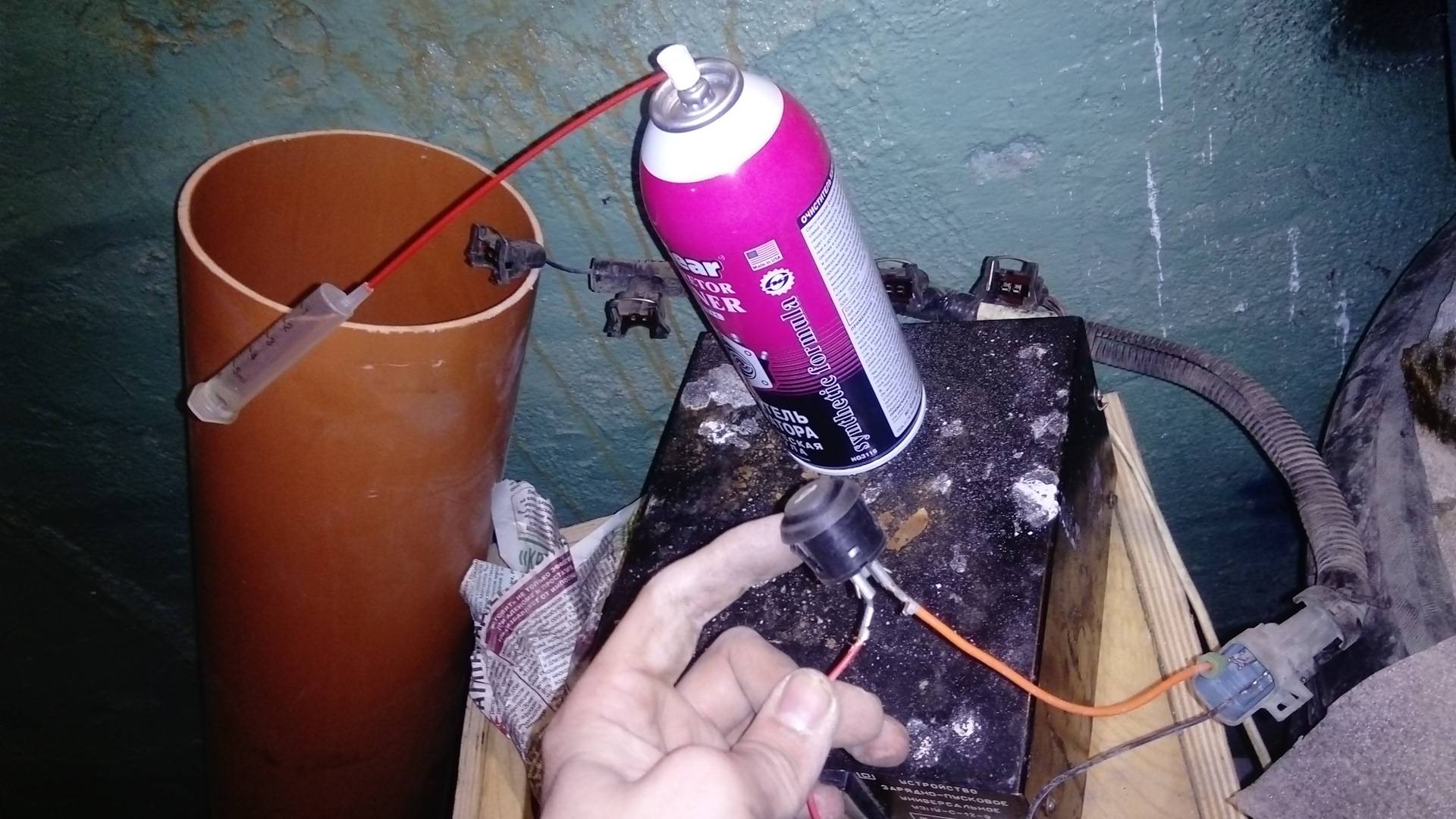 Промывка инжектора и форсунок без снятия с двигателя