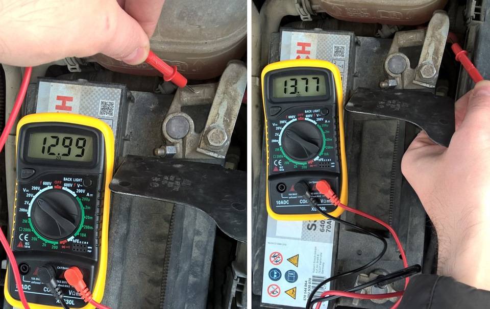 Напряжение аккумулятора автомобиля под нагрузкой и без нее. как измерить напряжение аккумулятора автомобиля