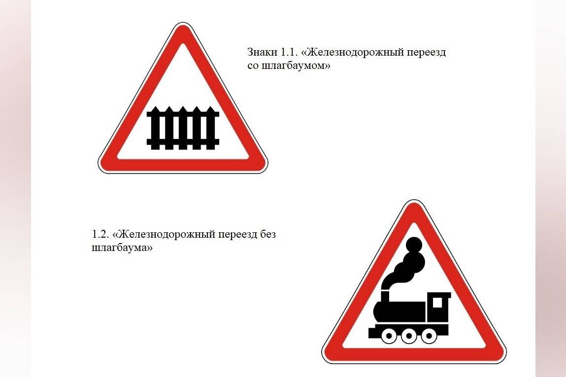 Знак стоп перед железнодорожным переездом - правила проезда