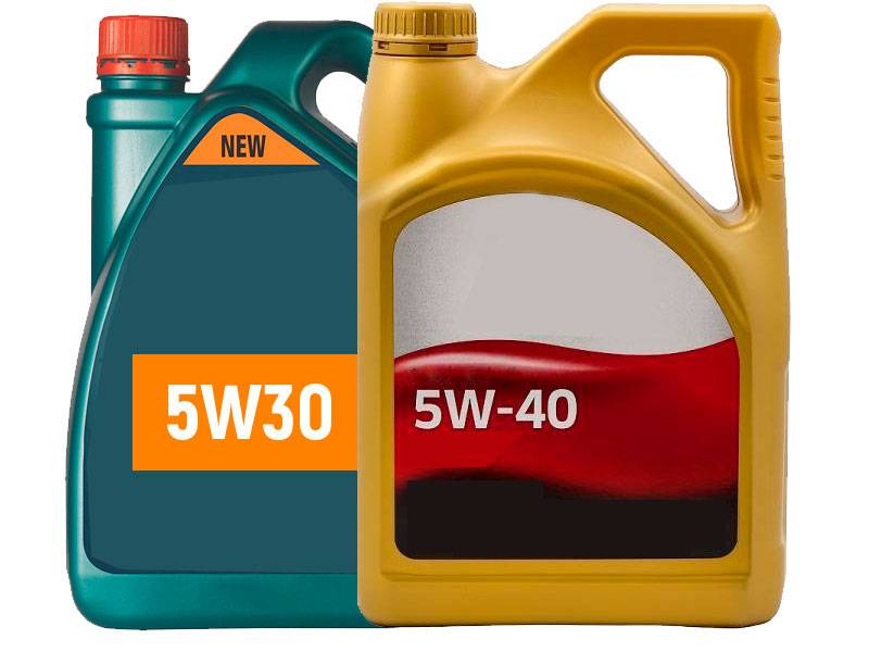 Чем отличается масло 5w-40 от 5w-30