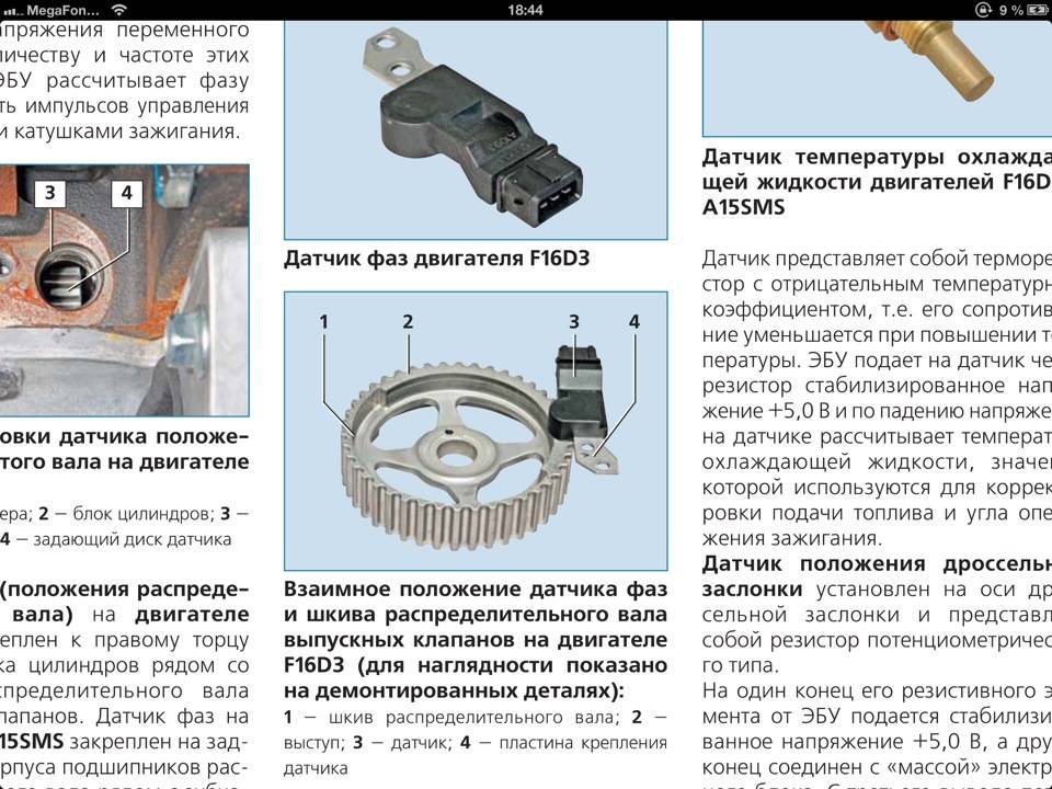 Датчик положения распредвала: как работает датчик фаз, неисправности и ремонт