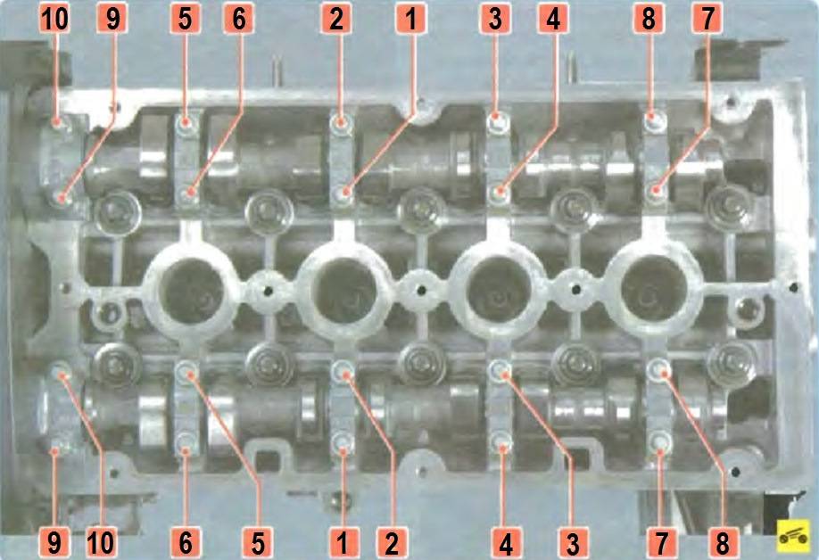 Момент затяжки опель z22se