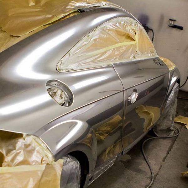 Технология покраски автомобиля "металликом". нанесение базы, лака